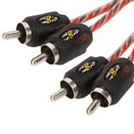 Stinger SI4412 4-Channel RCA Audio Signal Cable