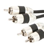 Stinger SI8217 2-Channel RCA Audio Signal Cable