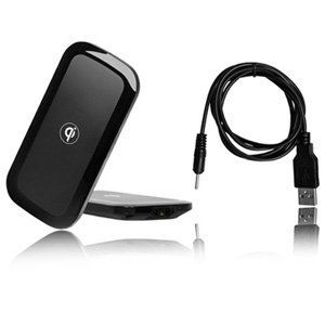 Strike Portable Qi Wireless Charging Pad QI-STK Desk Pad BLK