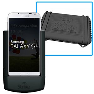 Strike iK-1 Bluetooth Car Kit + Alpha Samsung Galaxy S4 Cradle