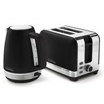 Sunbeam The Chic Collection Breakfast Toaster & Kettle Black PUM3510BK