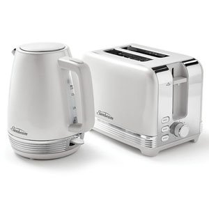 Sunbeam The Chic Collection Breakfast Toaster & Kettle White PUM3510WH