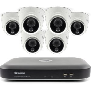 Swann 4K Ultra HD 6 Camera 8 Channel DVR-5580 2TB HDD Security System