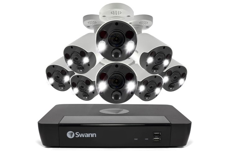 Swann 8 Camera 16 Channel 4K 8MP Ultra HD NVR-8580 2TB HDD Security