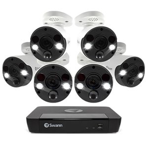 Swann 4K Ultra HD 6 Camera 8 Channel NVR8-8580 2TB HDD Security System