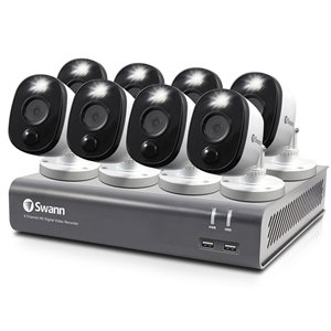 Swann 1080p Full HD 8 Camera Channel DVR-4580 1TB HDD Security System