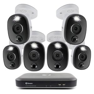 Swann 4K Ultra HD 6 Camera 8 Channel DVR-5580 2TB HDD Security System