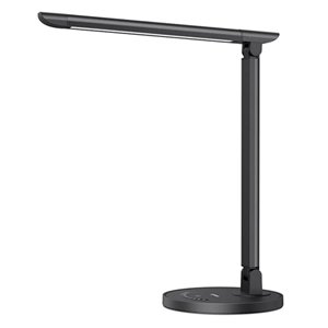 Sympa LED Desk Lamp Dimmable Light Charging Port - Black