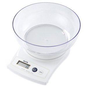 Tanita KD-160 Multi Purpose Kitchen Scale 2Kg White Washable Bowl