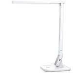 TaoTronics Uranus L1 LED Desk Lamp with USB Charging Port -  White
