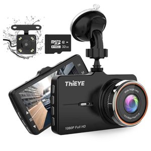 Thieye Carbox 5R 32GB 1080P Front & 720P Rear 3.2" Screen Dash Camera