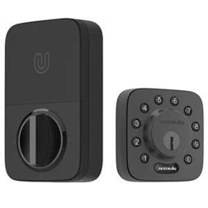 Ultraloq U-Bolt Bluetooth Enabled & Keypad Smart Deadbolt Black