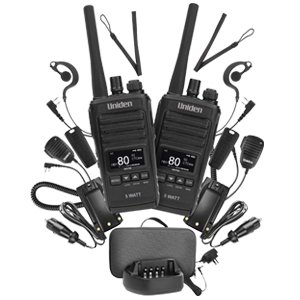 Uniden UH-755-2DLX Deluxe Twin Pack 5 Watt 80 UHF Channels Radio