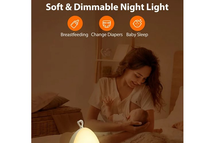 Vava Baby Night Light with Touch Control Yellow