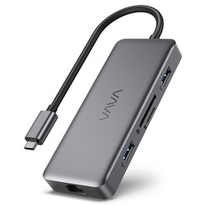 VAVA 8-in-1 Adapter Hub USB-C 4K HDMI 100W PD Charging Port VA-UC010