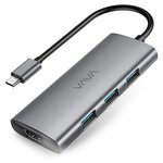 VAVA 7-in-1 Adapter Hub USB-C 4K HDMI 100W PD Power Delivery VA-UC017