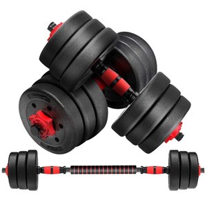 Verpeak Adjustable Rubber Dumbbells 20kg