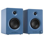 Victrola Tempo Bookshelf Speakers - Blue