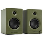 Victrola Tempo Bookshelf Speakers - Green