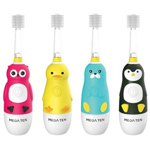 Vivatec Mega Ten Kids Sonic 360 Electric Toothbrush Penguin Duck Owl