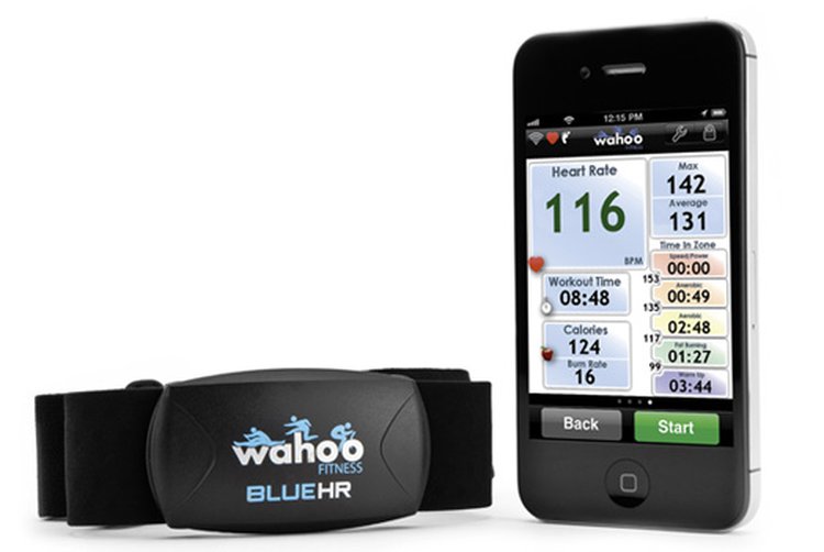Wahoo Blue HR Heart Rate Monitor for iPhone 4s 5