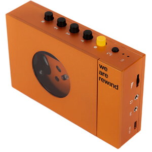 We Are Rewind Portable Cassette Player & Recorder - Serge, Orange
