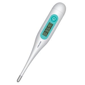 Welcare Digital Thermometer Alarm Water Resistant Oral Rectal WDT404