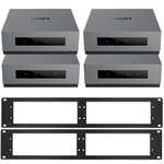 WiiM 4-Zone Rack mounted Amplifier and Audio Streamer Kit WiiM 4-Zone Rack mounted Amplifier and Audio Streamer Kit