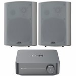 WiiM Streaming Amp w/ Outdoor Patio Speakers