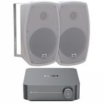 WiiM Streaming Amp w/ Outdoor Deck Speakers