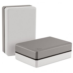 Yunmai Yoga Brick Set of 2 Foam Block High Density Odorless White Grey