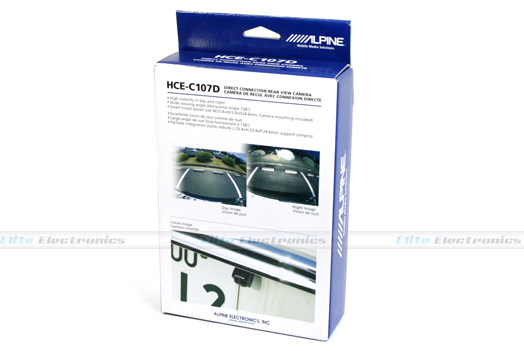 New Alpine HCE C107D Reverse Rear View Camera Car Kit
